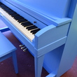1963 Baby Blue Baldwin Hamilton Studio Piano - Upright - Studio Pianos