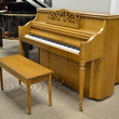 1997 Charles R Walter oak console piano - Upright - Console Pianos